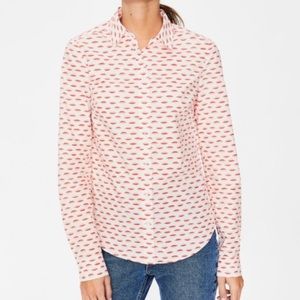 Boden “the classic shirt” button down in lips pattern